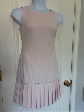 DKNY Blush Sleeveless Classic Dress